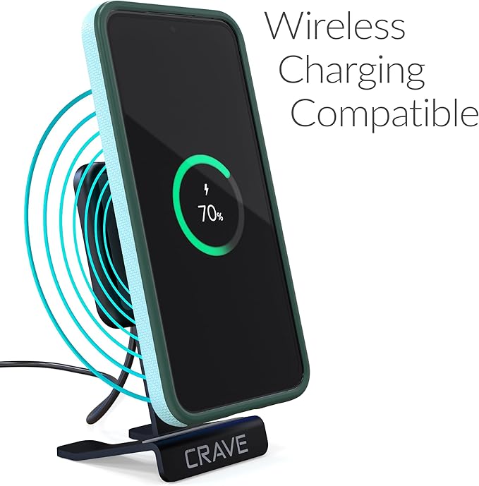 Crave Dual Guard Compatible with Samsung Galaxy S23 FE Case - Shockproof Protection with Dual Layer Design, Aqua