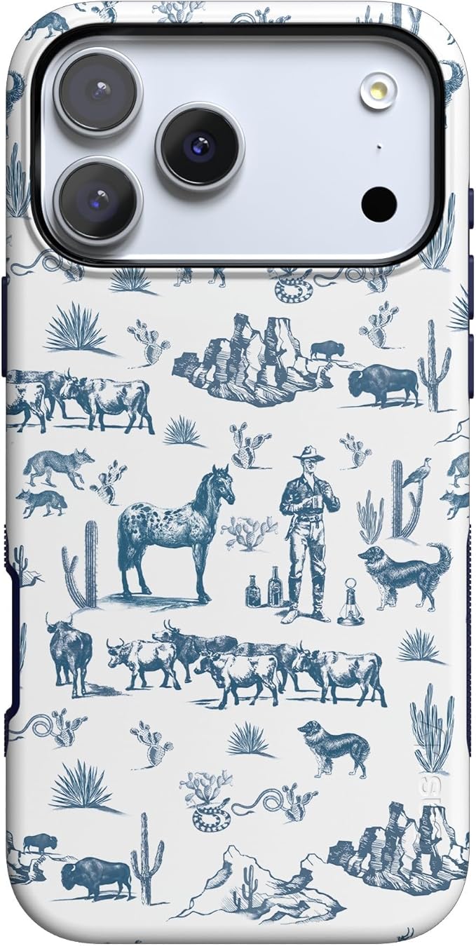 Casely iPhone 17 Pro Case | Wild West Adventure | Desert | Compatible with MagSafe | Bold Protective Design