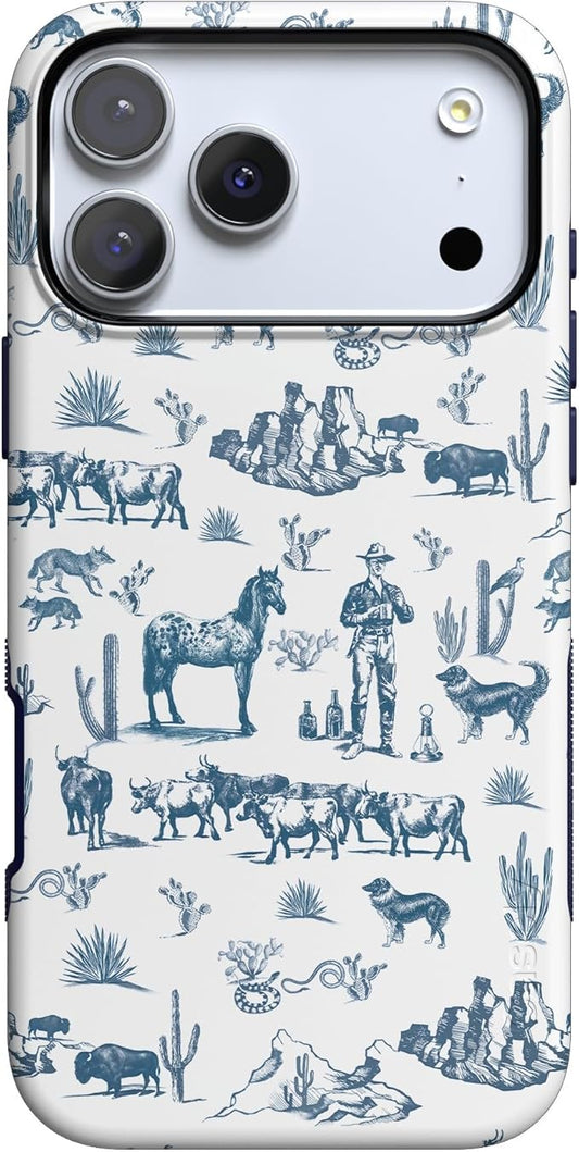Casely iPhone 17 Pro Case | Wild West Adventure | Desert | Compatible with MagSafe | Bold Protective Design