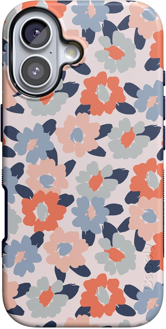 Casely iPhone 17 Case | Field of Flowers | Pastel Floral | Compatible with MagSafe | Bold Protective Design
