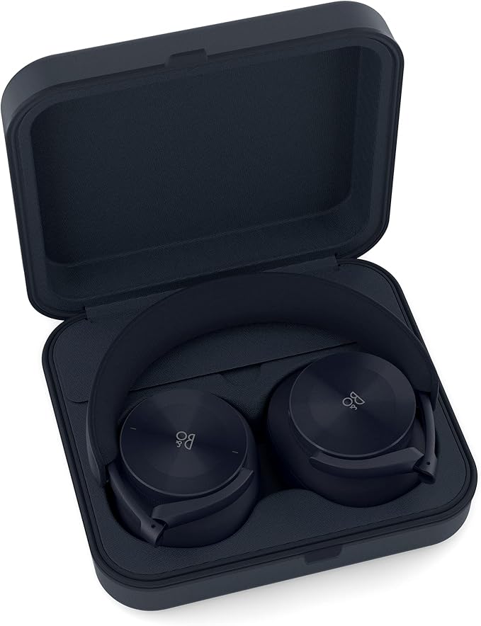 Bang & Olufsen Beoplay H95 Premium Comfortable Wireless Active Noise Cancelling (ANC) Over-Ear Headphones with Protective Carrying Case, Navy