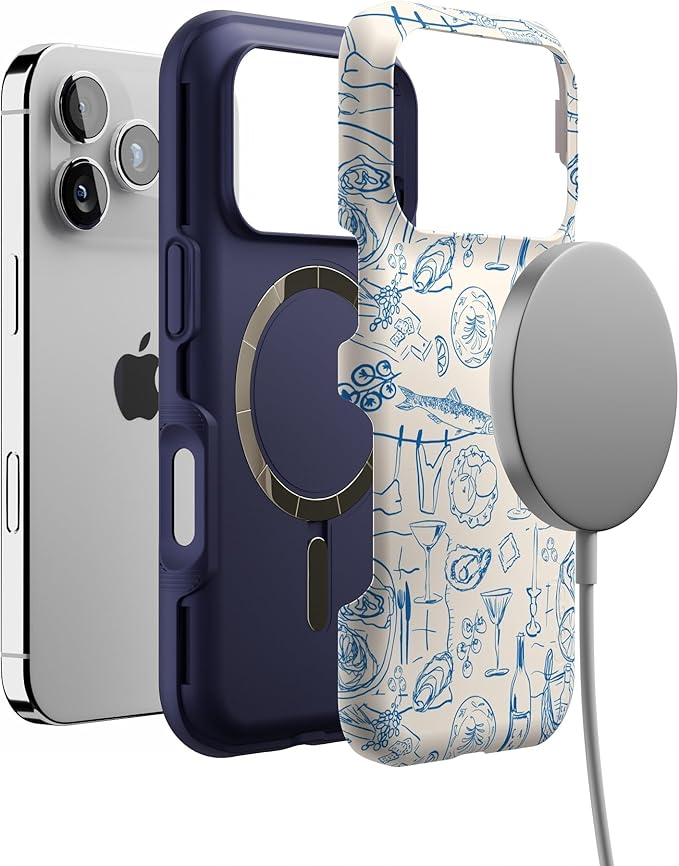 Casely iPhone 17 Pro Case | Amalfi Aperitivo | Dolce Vita | Bold Protective Design | Compatible with MagSafe