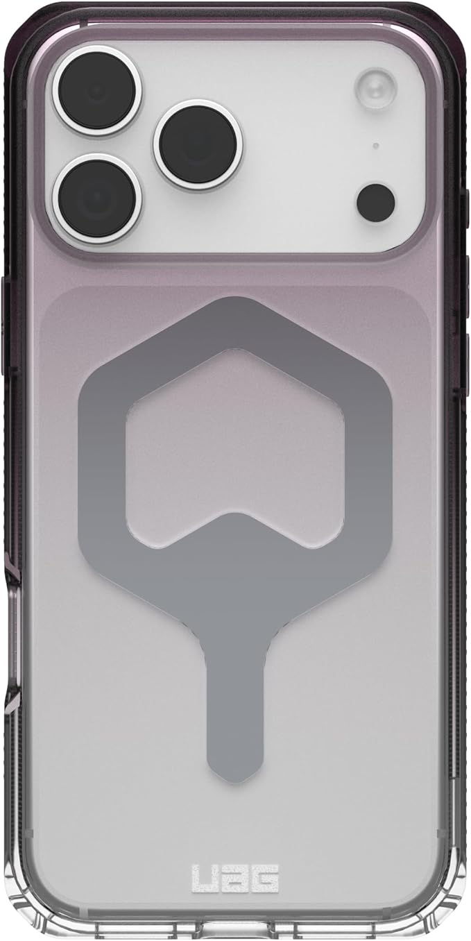 URBAN ARMOR GEAR UAG Designed for iPhone 17 Pro Max Case Plyo - Compatible with MagSafe Translucent Military Grade Protective Cover, Black/Clear Ombre