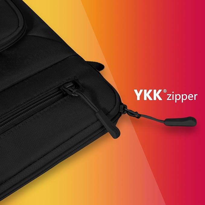 13-14 Inch Laptop Sleeve, Compatible with MacBook Pro 14 (M4–M1), MacBook Air 13/15 (M3/M2), Surface Laptop 4/5, iPad Pro 12.9 (6th–3rd Gen), & More – Waterproof Case with Handle