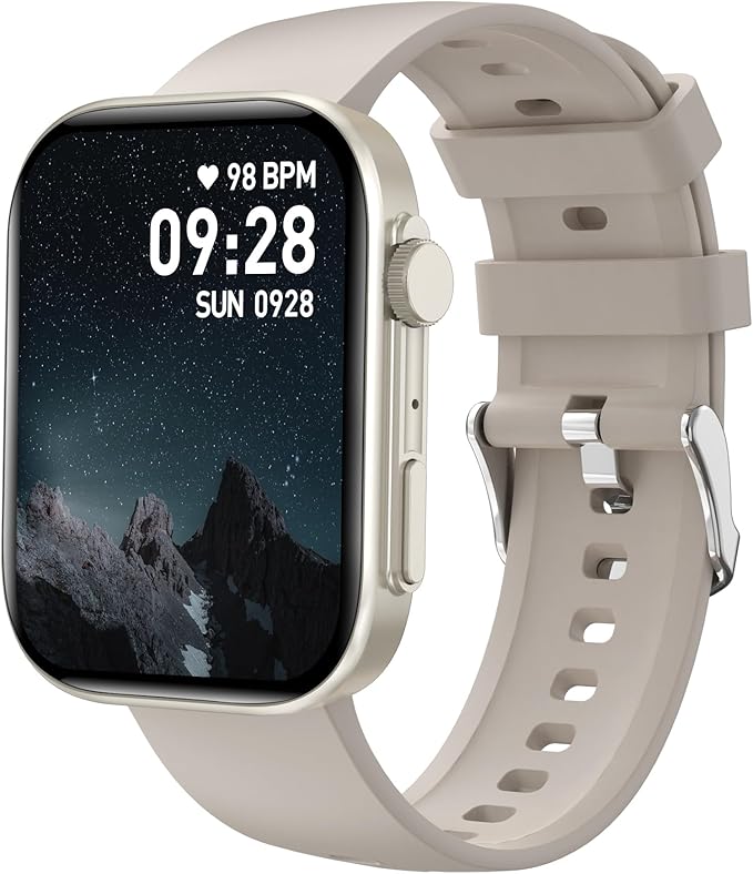 BRIBEJAT Smart Watch for Men Women (Make/Answer Call), HD 2.01'' Smartwatch IP68 Waterproof, Fitness Tracker Pedometer SpO2/Heart Rate/Sleep Monitor, Compatible with iPhone Samsung iOS Android Phone