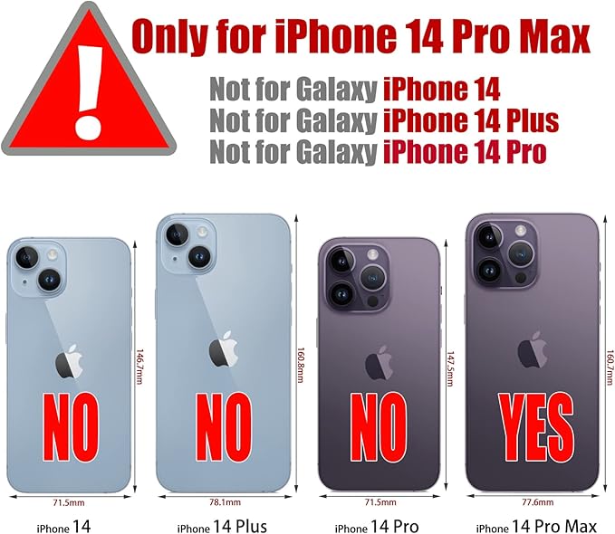 japezop Compatible with iPhone 14 Pro Max Wallet Case,with [RFID Blocking] Card Holder Kickstand Magnetic,Leather Flip Case Wallet for iPhone 14 Pro Max 5G 6.7 Inch (Pink)