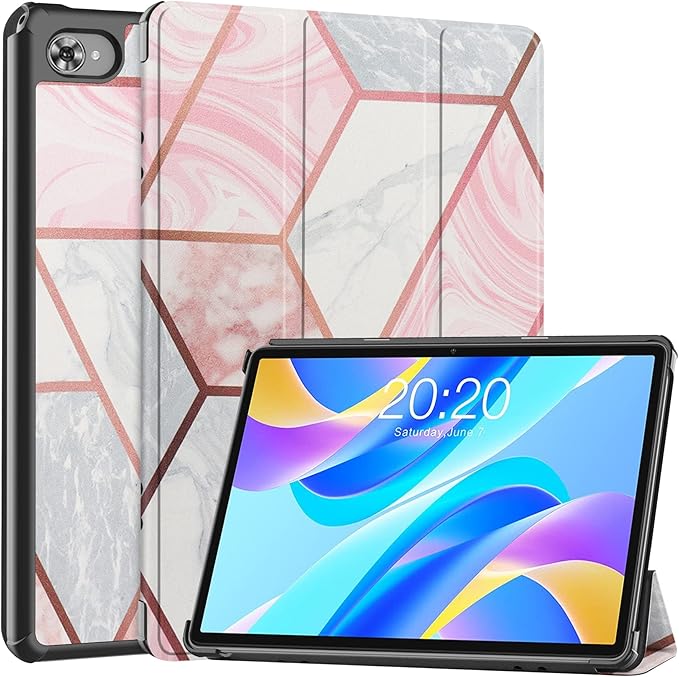 Case for TECLAST M40 Plus 2022 /P30S 10.1 inch Tablet, Folding Folio Ultra-Thin PU Leather Stand Case Cover for Teclast M40 Plus / P40HD / P30S 2022 Released Geometry