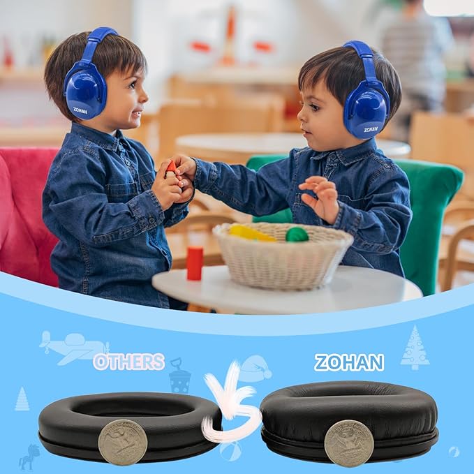 ZOHAN Kids Ear Protection 2 Pack,Kids Noise Canceling Headphone for Concerts, Monster Truck, Fireworks