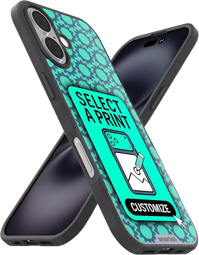 Smartish® iPhone 17 MagSafe Case - Gripmunk Magnetic Slim Case [Lightweight + Protective] Thin Grip Cover with Microfiber Lining for Apple iPhone 17 - Custom Print