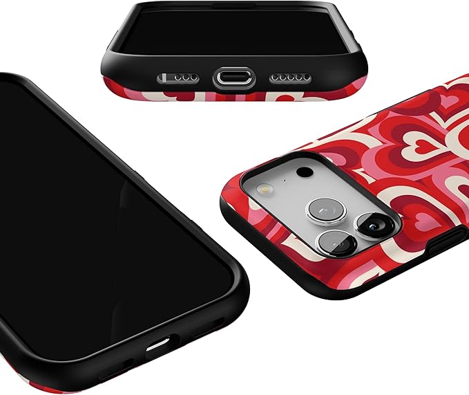 Casely iPhone 17 Pro Case | Love Song Remix | Ombre Hearts | Bold Protective Design | Compatible with MagSafe