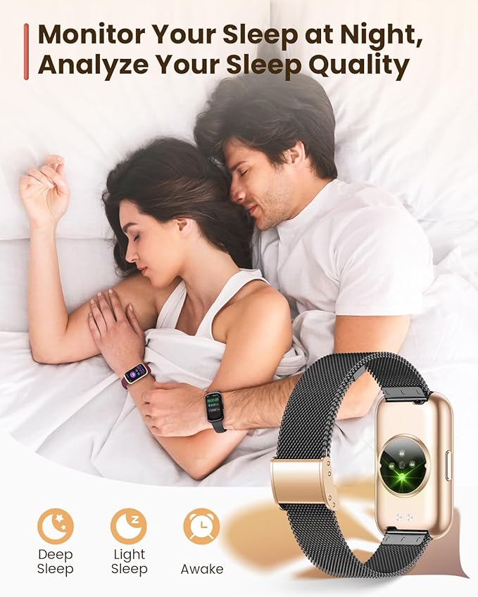 RUXINGX Fitness Tracker, Smart Watches for Women with Heart Rate Monitor, Sleep and Step Tracker, 20+ Sport Modes Fitness Watch for Women, Smart Watch for Android Phones & iPhones