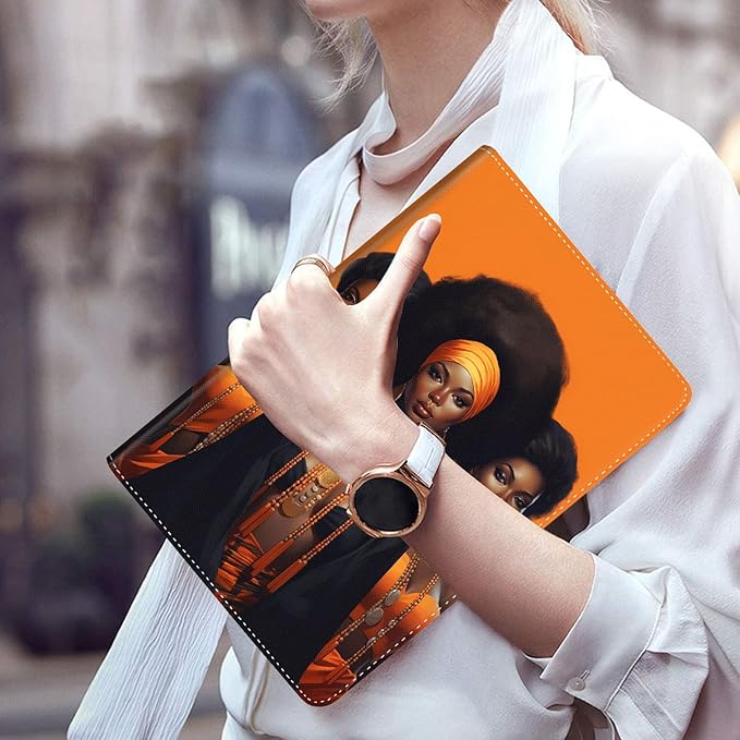 Case for Galaxy Tab A9 Plus ， Auto Sleep/Wake Multi-Angle Viewing Slim Folio Stand Cover for Samsung Galaxy Tab A9+/A9 Plus 11 Inch 2023 (SM-X210/X216/X218), American Women