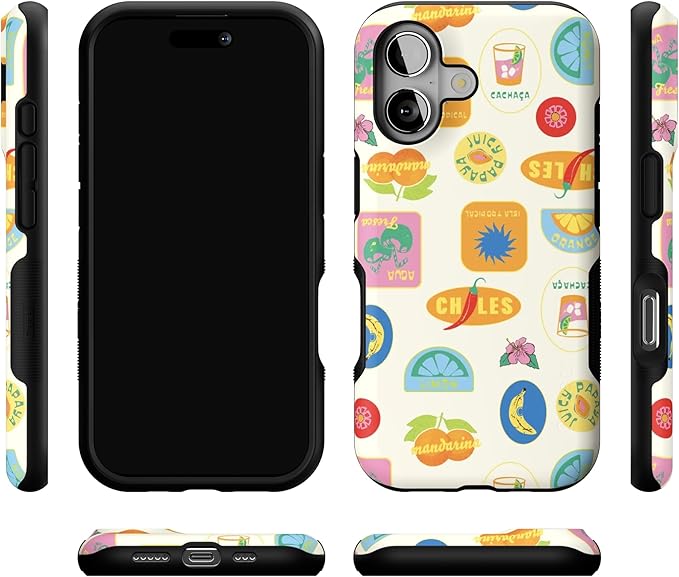 Casely iPhone 17 Case | Stuck in Paradise | Dippin' Daisy's Tropical Vaca | Bold Protective Design | Compatible with MagSafe