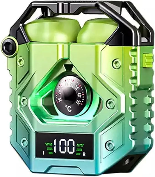 H09 Bluetooth 5.3 Wireless Earbuds with Long Battery Life, Environmental Noise Canceling, IPX7 Waterproof, HiFi Stereo Sound, Low Latency for Games, for iPhone and Android