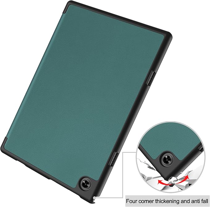 Case for TECLAST M40 Pro 10.1 inch Tablet, Folding Folio Ultra-Thin PU Leather Stand Case Cover for TECLAST M40 Pro / P20HD / P20S Green