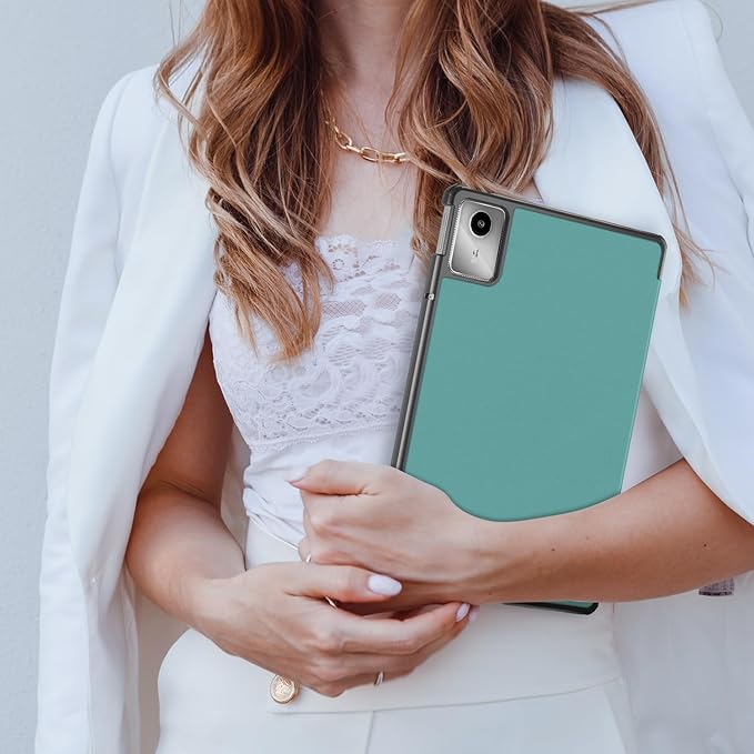 Case Compatible with Lenovo Tab M11 2023 TB-330FU / Lenovo Xiaoxin Pad 2024 TB-331FC 11 Inch Tablet,Slim Lightweight Trifold PC Cover with Auto Wake/Sleep Function,Green