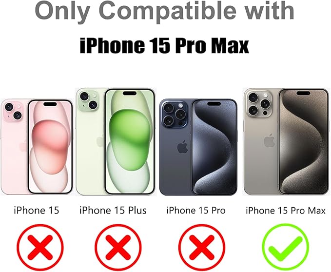 MOWIME Magnetic Case for iPhone 15 Pro Max [Compatible with Magsafe] [Cute Fashion Fluorescent Design] [1 Screen Protector] Slim Translucent Matte Case for iPhone 15 Pro Max 6.7" 2023, Orange