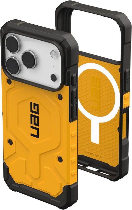 URBAN ARMOR GEAR UAG Designed for iPhone 17 Pro Case Pathfinder - Compatible with MagSafe Military Grade Protective Cover, Heritage Yellow