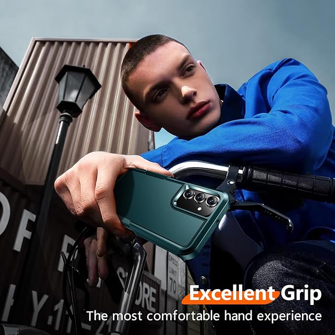 Red2Fire Designed for Samsung Galaxy A16 5G Case, [Military Grade Drop Protection] Non-Slip Heavy Duty Full Body Shockproof Protection Phone Case 6.7 inch,Dark Green