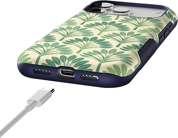 Casely iPhone 17 Pro Case | Palm Royale | Palm Beach | Bold Protective Design | Compatible with MagSafe