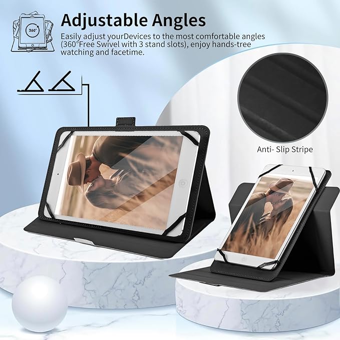 for Walmart Onn 10.4" Tablet Pro 2023 (Model:100110603) Case Dluggs 360 Degree Rotating Smart Protective Stand Cover for Walmart Onn 10.4 Inch Pro Tablet-Beautiful Dragonfly