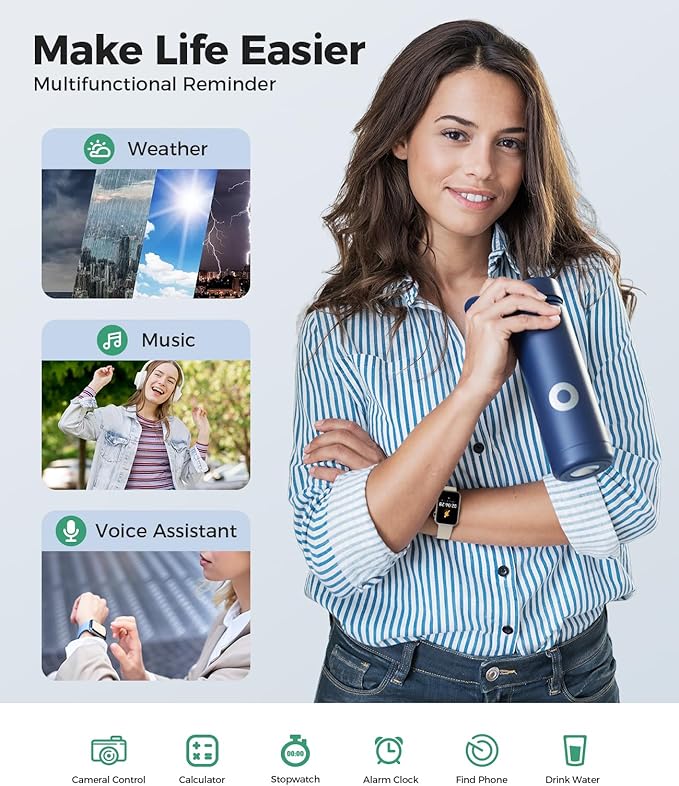 Smart Watch Fitness Tracker (Answer/Make Call), 24/7 Heart Rate Spo2 Blood Pressure Monitor Sleep Tracker, 114 Sports Modes Pedometer Calorie Step Tracker, Waterproof Activity Tracker for Men Women