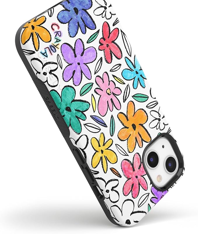Casely iPhone 14 Case | Crayola | Outside The Lines | Crayola Marker | Compatible with MagSafe | Bold Protective Design