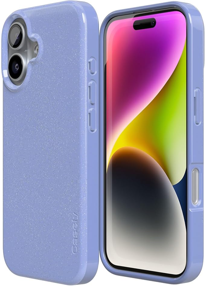 Casely iPhone 17 Case | First Light | Periwinkle Pastel Shimmer | Compatible with MagSafe | Classic Ultra Slim Design