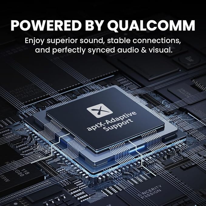 Avantree HT41899 Plus - Dual Qualcomm-Powered Bluetooth 5.3 Headphones & Transmitter for Wireless TV Watching with aptX Adaptive, Individual Volume Controls, Optical Support, 50hr