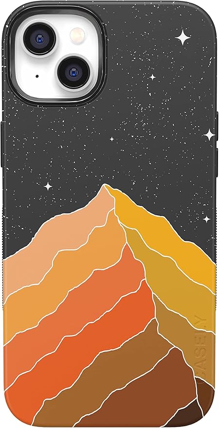 Casely iPhone 14 Case | Night Skies | Mountain Starlight | Compatible with MagSafe | Bold Protective Design