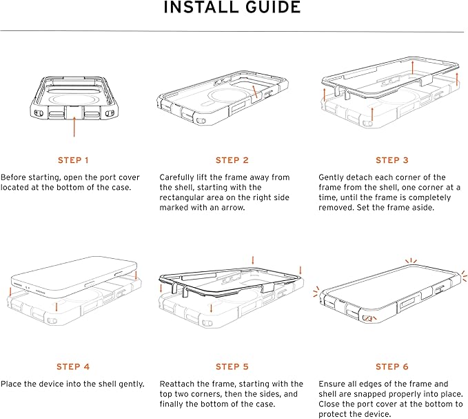 URBAN ARMOR GEAR UAG Designed for iPhone 17 Pro Max Case Trooper - Compatible with MagSafe Full Body with Port Protection Translucent Military Grade Full Body Protective Cover, Cloud Blue