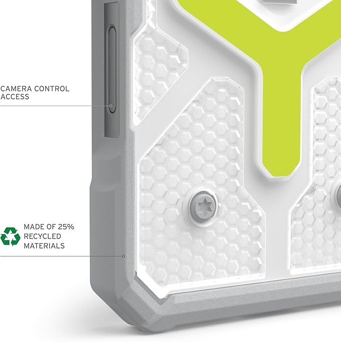 URBAN ARMOR GEAR UAG Designed for iPhone 16 Pro Max Case 6.9" Pathfinder Clear - Compatible with MagSafe Charging Rugged Shockproof Anti-Slip Military Grade Protective Cover, Active Neon