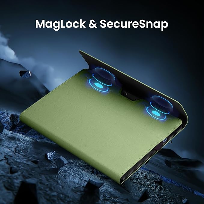 Omnpak Microsoft Surface Pro 11/10/9 Case, Lightweight Protective, Multiple Angle, Stylus Holder, Designed for Surface 11th Edition AI 2024/Pro 9 5G 13" 2022, Compatible with Type Cover Keyboard