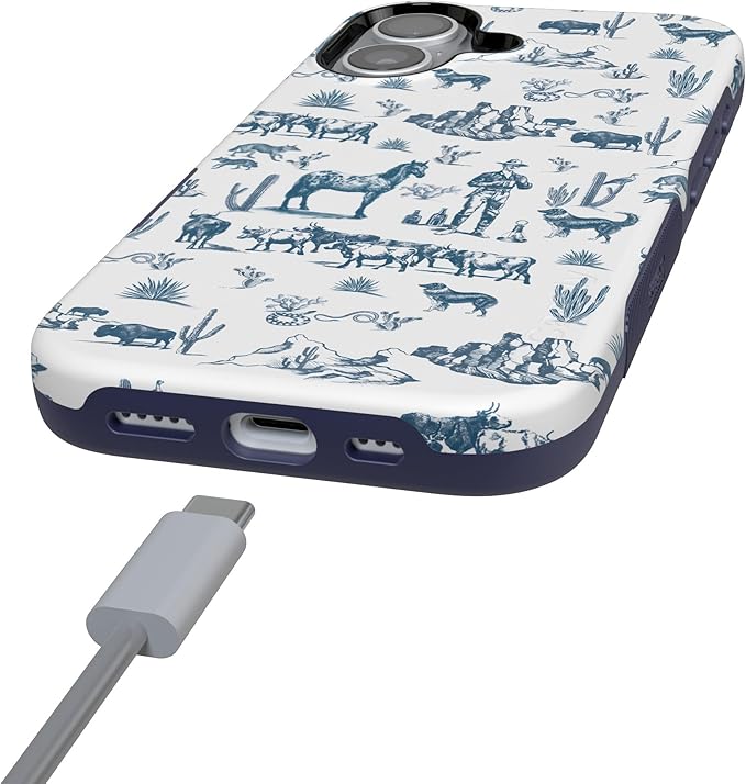 Casely iPhone 17 Case | Wild West Adventure | Desert | Compatible with MagSafe | Bold Protective Design