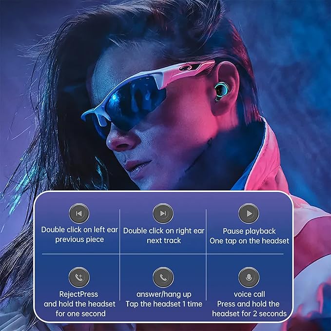 M25 BT5.3 Wireless Sport Earbuds with Environment Noise Cancelling, IPX7 Waterproof, Bluetooth Stereo, 4 Built-in Microphones, Premium Sound and Deep Bass (Silver)