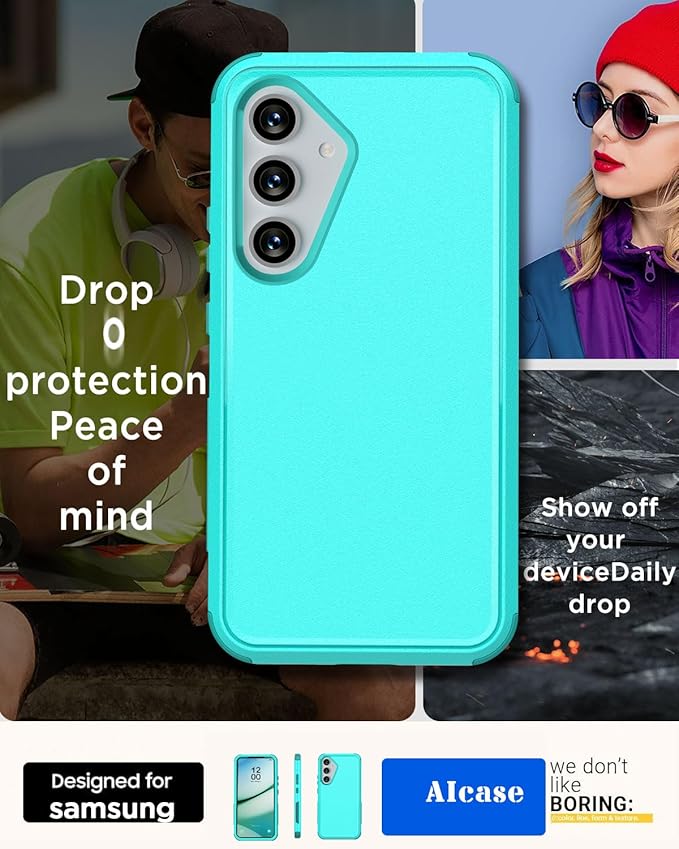 AICase for Samsung Galaxy S25 Case,3-Layer Heavy Duty Pocket-Friendly Rugged Durable Military Grade Protection Shockproof/Drop Proof/Dust Proof Protective Cover for Samsung Galaxy S25 2025_3