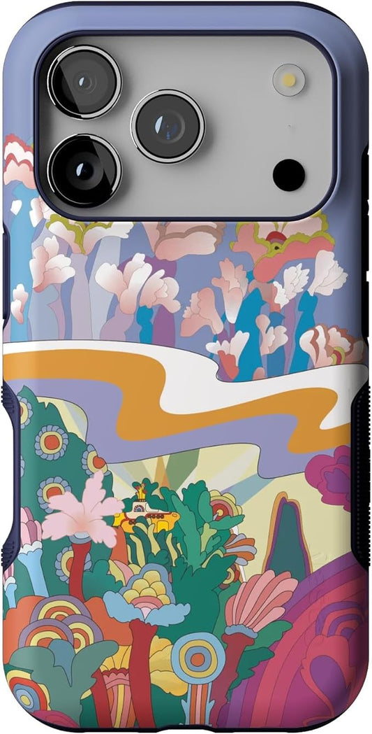 Casely iPhone 17 Pro Case | Beneath The Waves | The Beatles Yellow Submarine | Bold Protective Design | Compatible with MagSafe