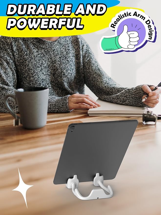 Stocking Stuffers for Teens Boys Men Adults Gifts for Kids: Tablet Stand Thumbs Up Lazy Cell Phone Stand Holder for Desk Funny Birthday Gifts for Women Dad Husband Guys Ideas Gifts for Christmas