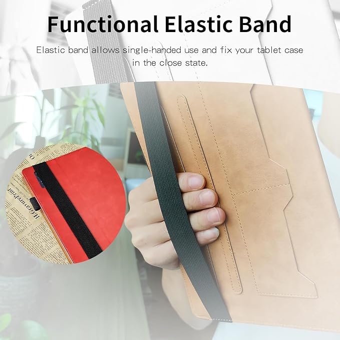 Case for Lenovo Tab M10 Plus 10.6 2022 Premium Slim PU Leather Folding Stand Cover Protective Smart Case with Multi-Angle Stand Card Holder for Lenovo Tab M10 Plus 3rd Gen 10.6 Inch Tablet