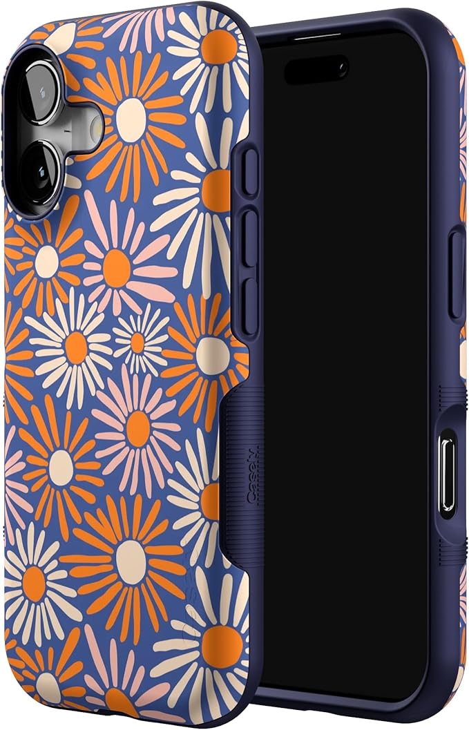 Casely iPhone 17 Case | Spring Forward | Daisy Floral | Bold Protective Design | Compatible with MagSafe