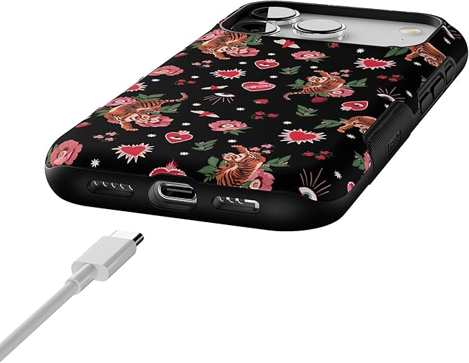 Casely iPhone 17 Pro Case | Wild at Heart | Tiger | Bold Protective Design | Compatible with MagSafe