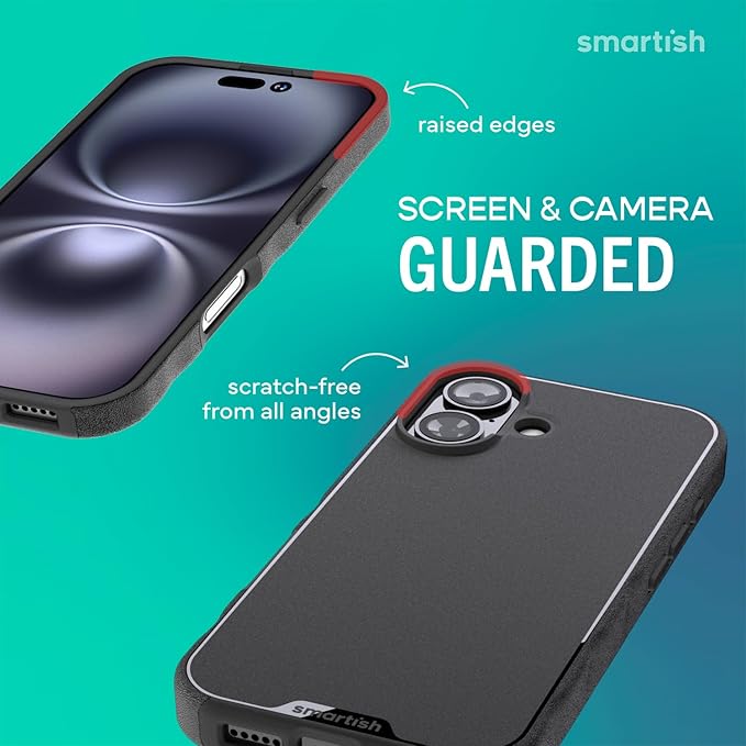 Smartish® iPhone 17 MagSafe Case - Gripmunk Magnetic Slim Case [Lightweight + Protective] Thin Grip Cover with Microfiber Lining for Apple iPhone 17 - Custom Print