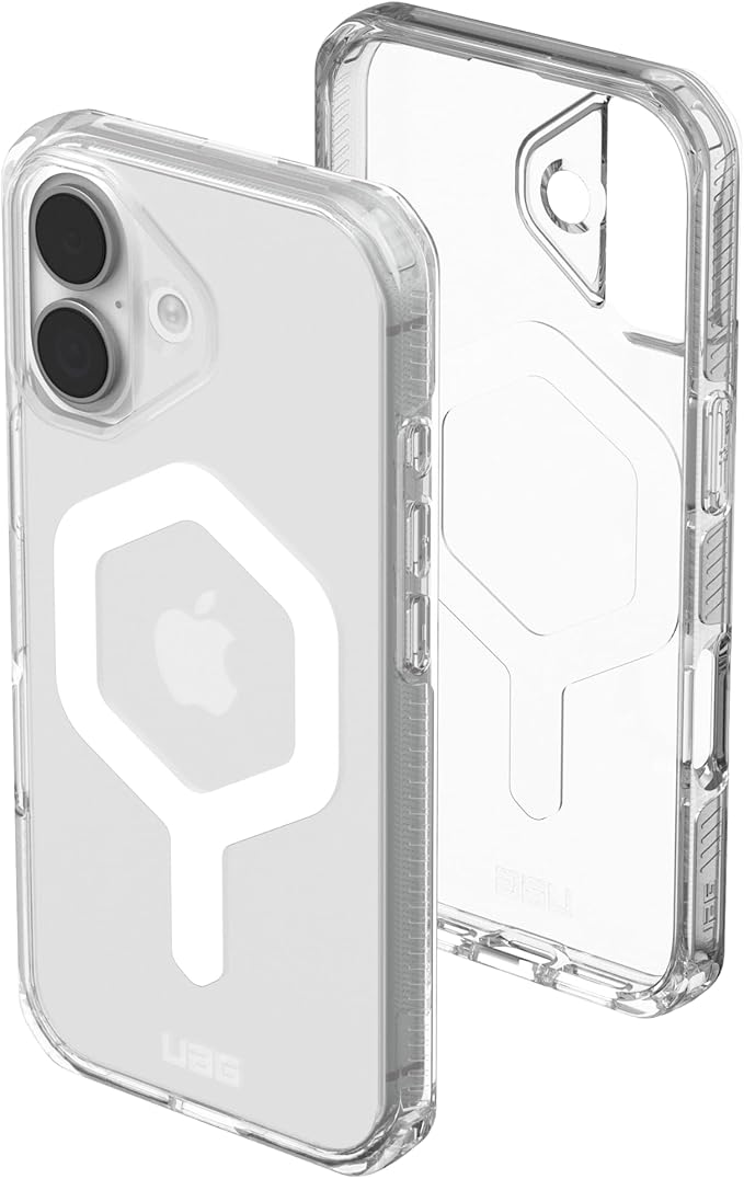 URBAN ARMOR GEAR UAG Designed for iPhone 17 Case Plyo - Compatible with MagSafe Transparent Military Grade Protective Cover, Ice/White