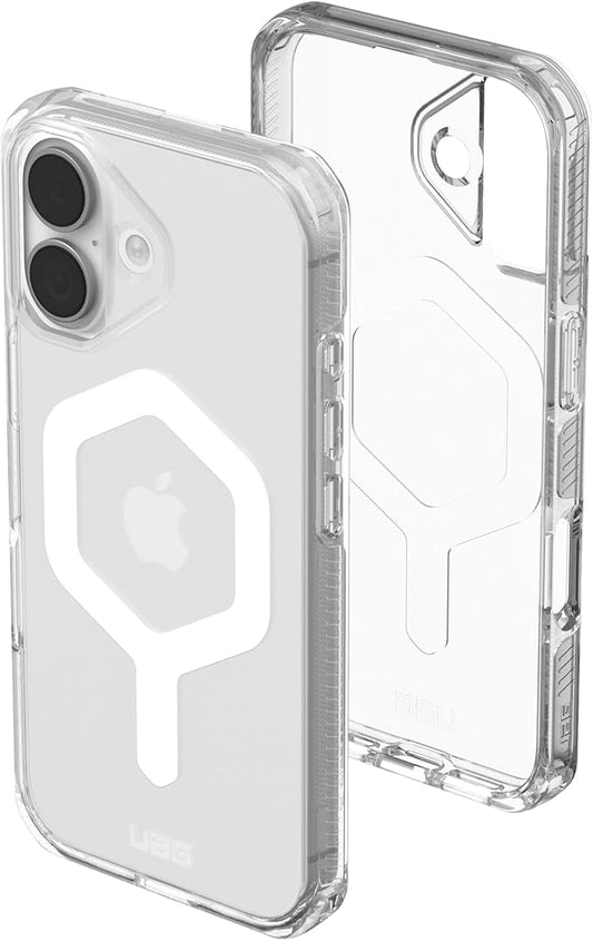URBAN ARMOR GEAR UAG Designed for iPhone 17 Case Plyo - Compatible with MagSafe Transparent Military Grade Protective Cover, Ice/White