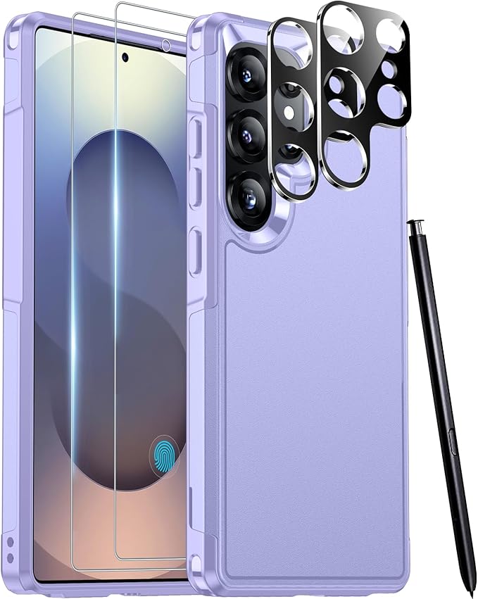 Red2Fire for Samsung Galaxy S25 Ultra Case, [Military Grade Drop Protection] Heavy Duty Full Body Shockproof Protection Non-Slip Phone Case for S25 Ultra Case 6.9 inch Purple