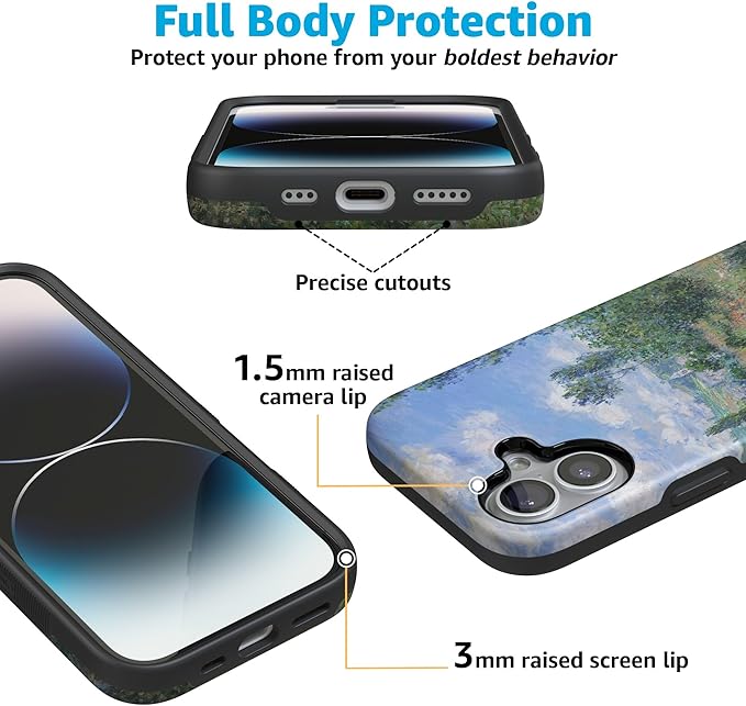 Casely iPhone 17 Case | Monet's View | The Met Museum | Compatible with MagSafe | Bold Protective Design