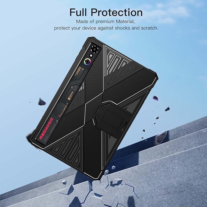 Case Cover for REDMAGIC Astra Gaming Tablet 9.06 inch, Slim Soft TPU Protective Cover with Kickstand for REDMAGIC Gaming Tablet 3 Pro, Anti-Scratch,Shockproof,Black
