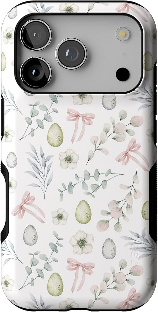 Casely iPhone 17 Pro Case | So Eggxtra | Spring Garden | Bold Protective Design | Compatible with MagSafe
