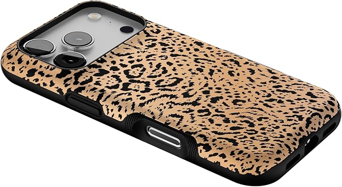 Casely iPhone 17 Pro Case | Born to Be Wild | Jaguar Print | Bold Protective Design | Compatible with MagSafe