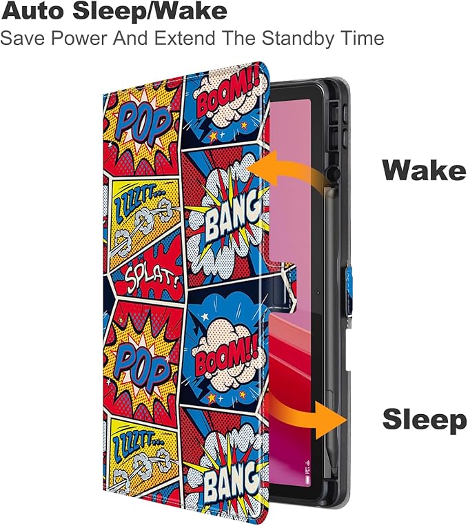 for Lenovo Tab M11 Case with Pen Holder,Ultra Slim Magnetic Cover for Lenovo Tab K11 LTE Tablet Case Kids,Style